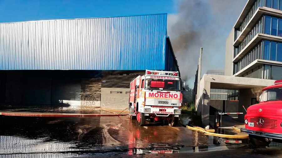 Hoy - Moreno: Brutal incendio