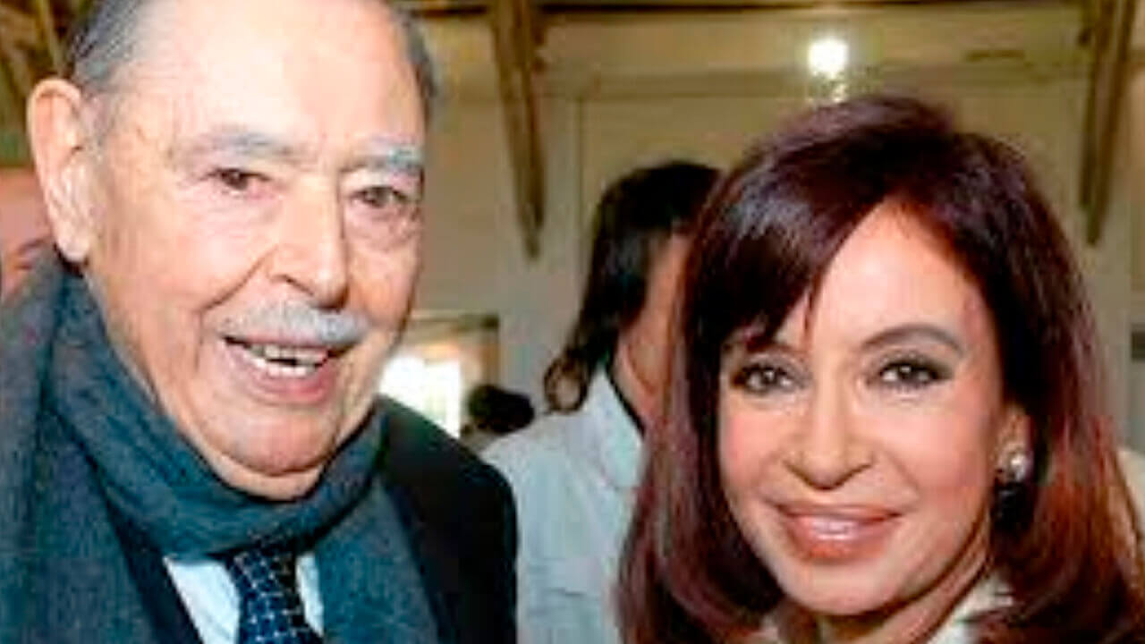 Pascual Mastellone, dueñor de La Serenísima, con Cristina Fernández de Kirchner