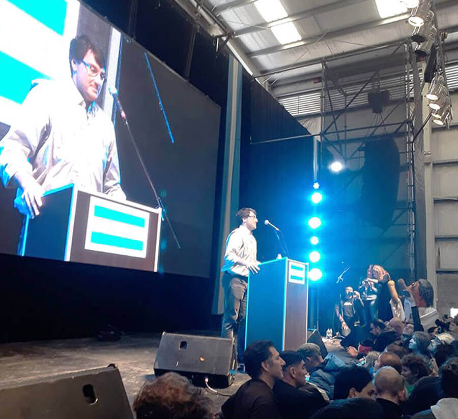 Morón: Máximo Kirchner
