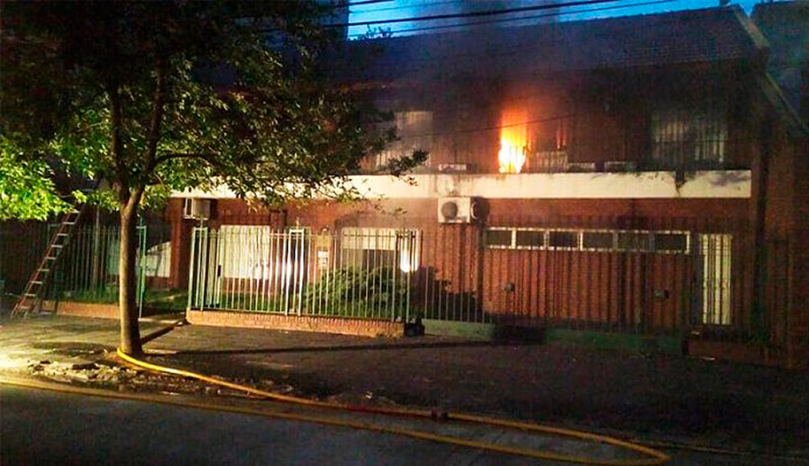 Incendio del Juzgado de Familia N° 8