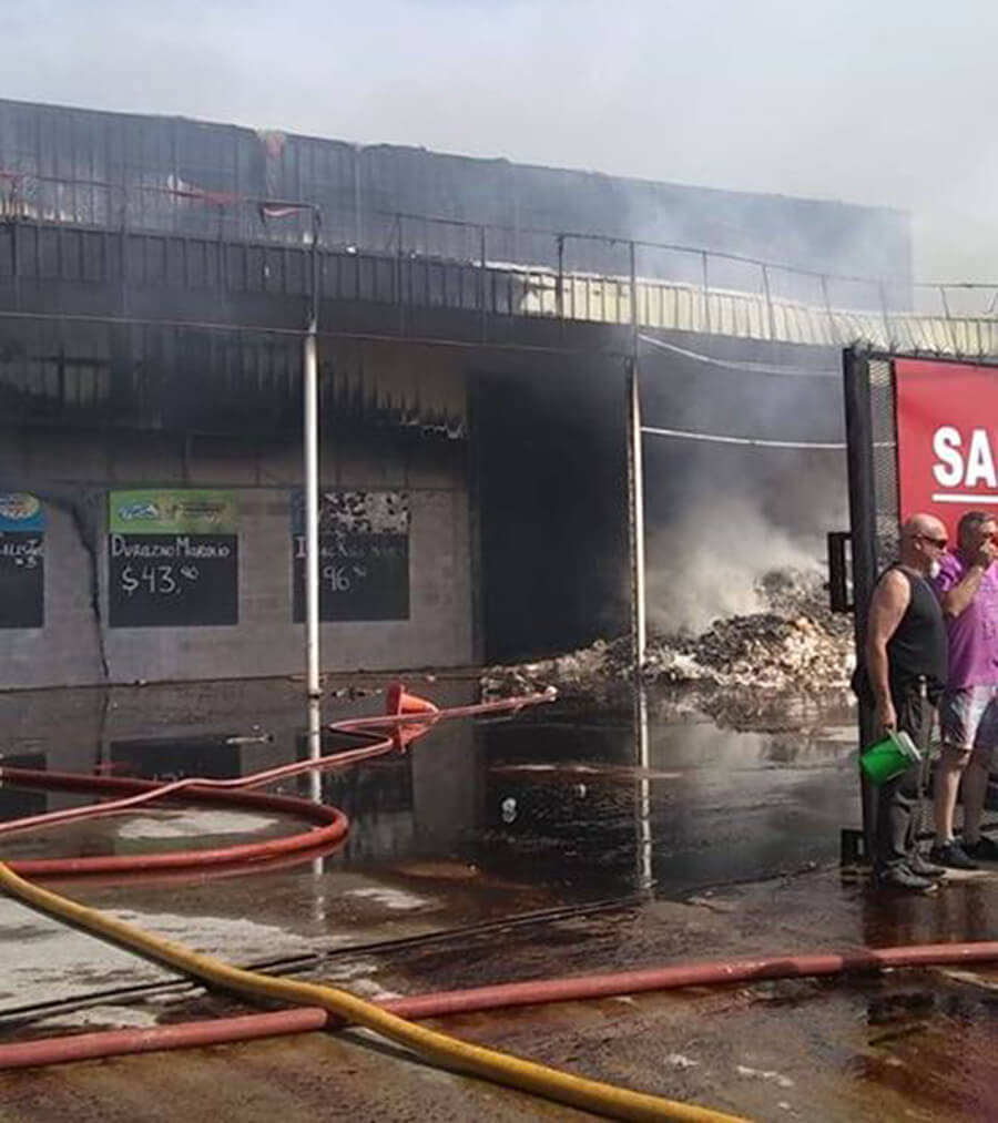 Bomberos de Morón apagan incendio Diario Anticipos