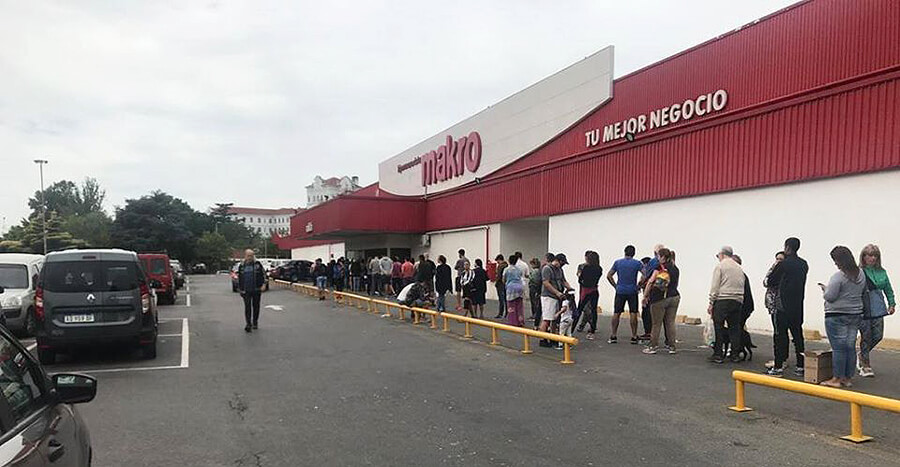 Morón Coronavirus: compras masivas Diario Anticipos