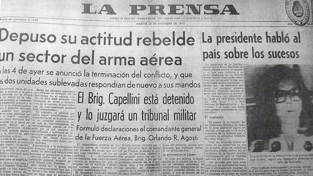 Finalmente la sublevación tiene éxtio y finaliza