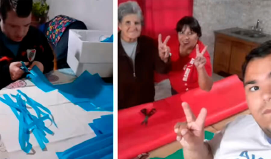 Ituzaingó Barbijos: Piana y una red