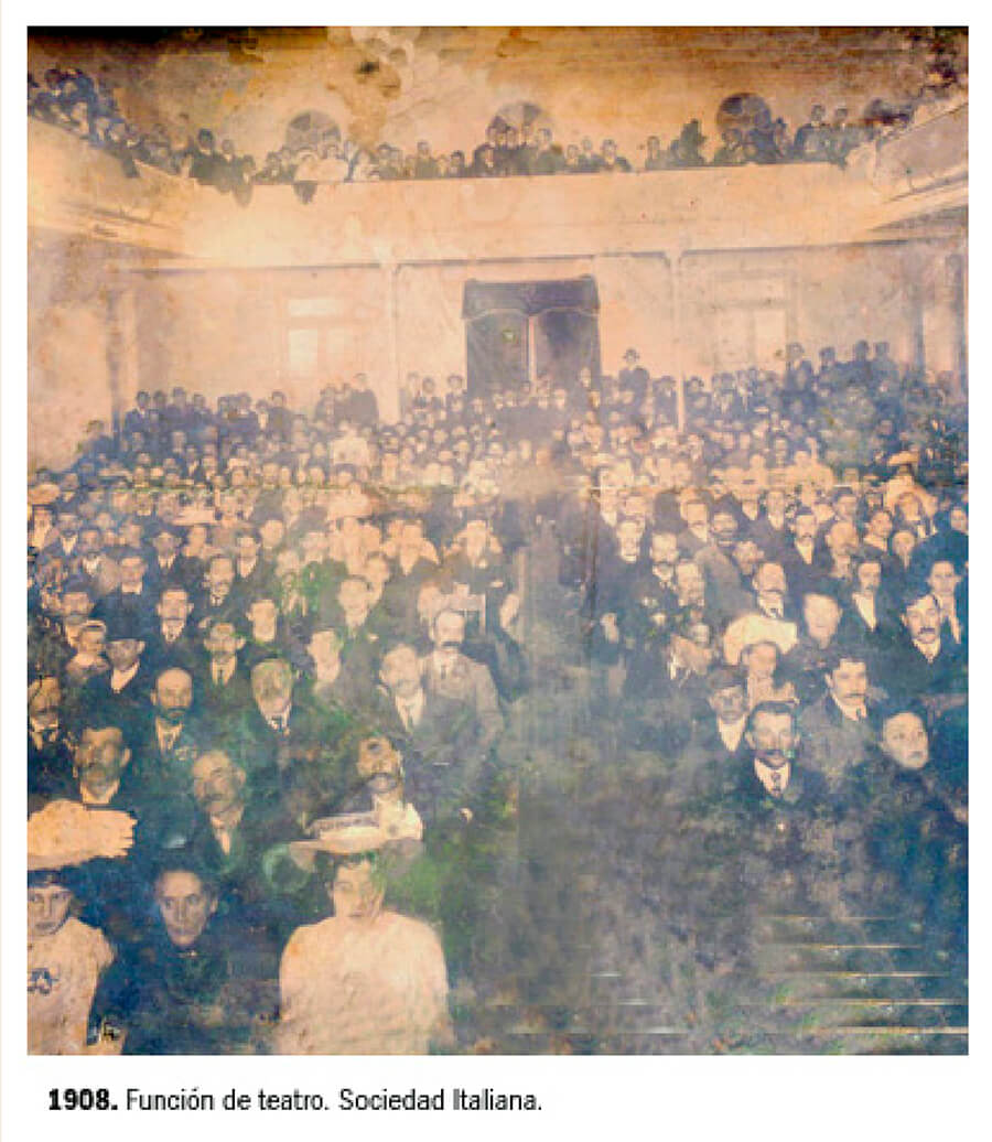 Hoy Morón cumple años y te mostramos las imágenes de su nacimiento 13 1909- Función en el Teatro Sociedad Italiana
