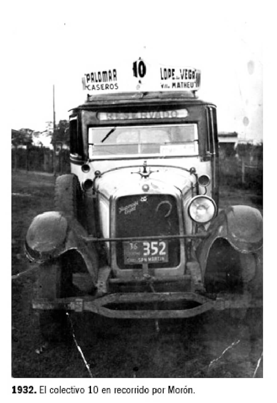 Hoy Morón cumple años y te mostramos las imágenes de su nacimiento 29 1932 - Colectivo 10 - El Palomar