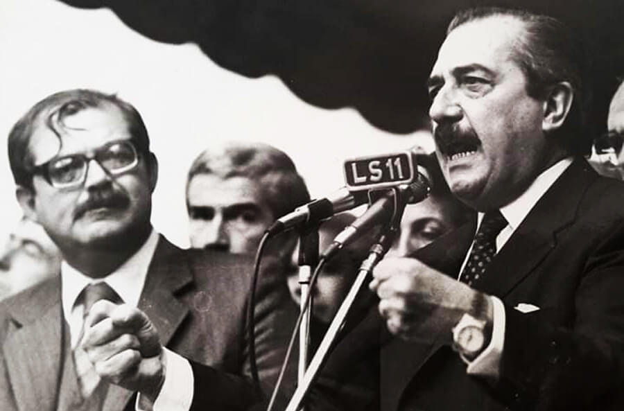 Rodolfo García Silva Con Raúl Alfonsín