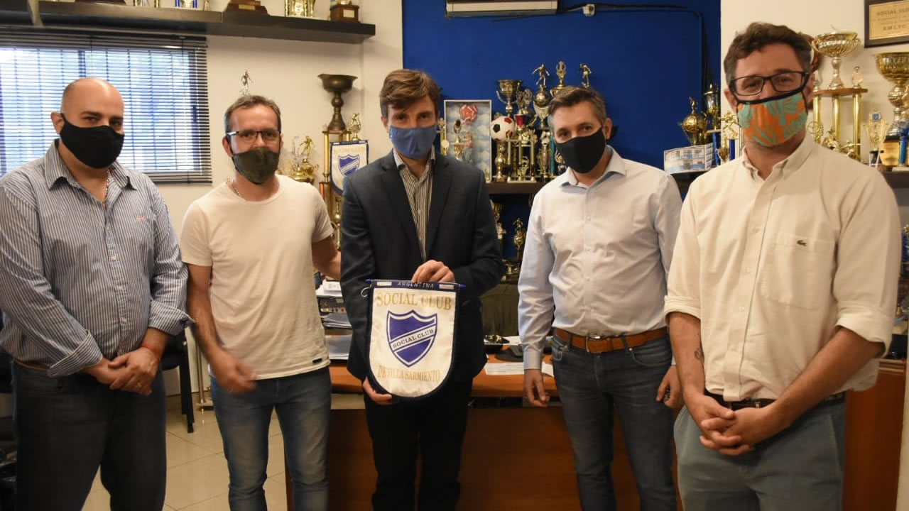 Morón: el intendente visitó clubes para supervisar protocolos sanitarios