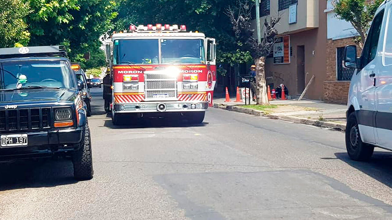 Una fuga de gas en Haedo Sur