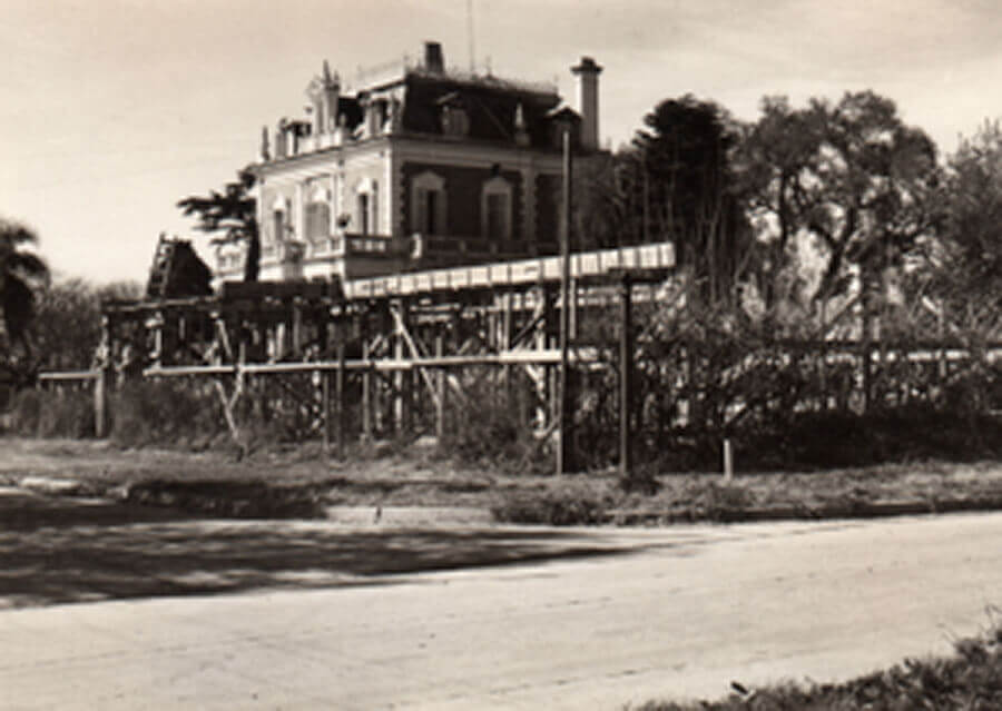 Construcción del Instituto Inmaculada en la década de 1960