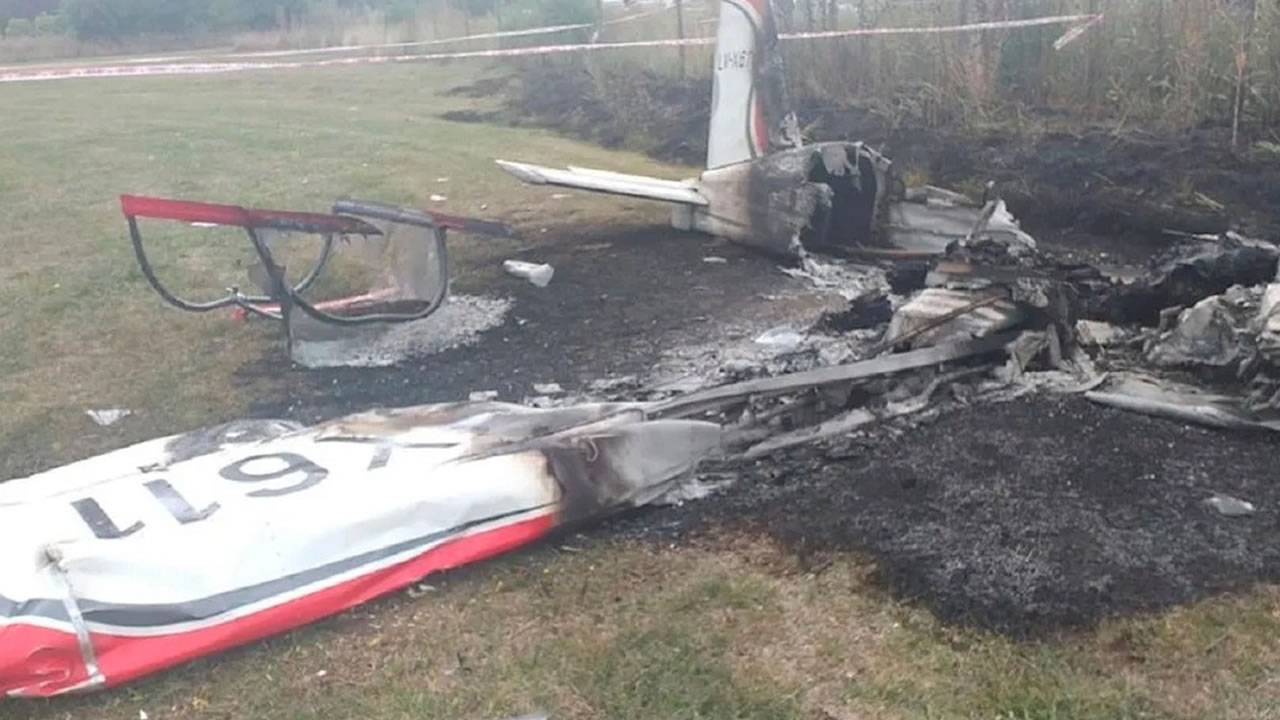 Cayó avioneta en un country en General Rodríguez: dos muertos Cayó avioneta en un country en General Rodríguez: dos muertos