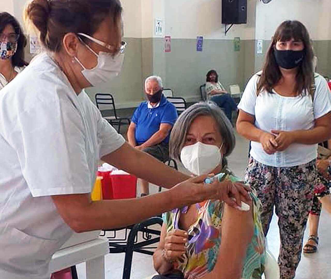 Hurlingham comenzó a vacunar
