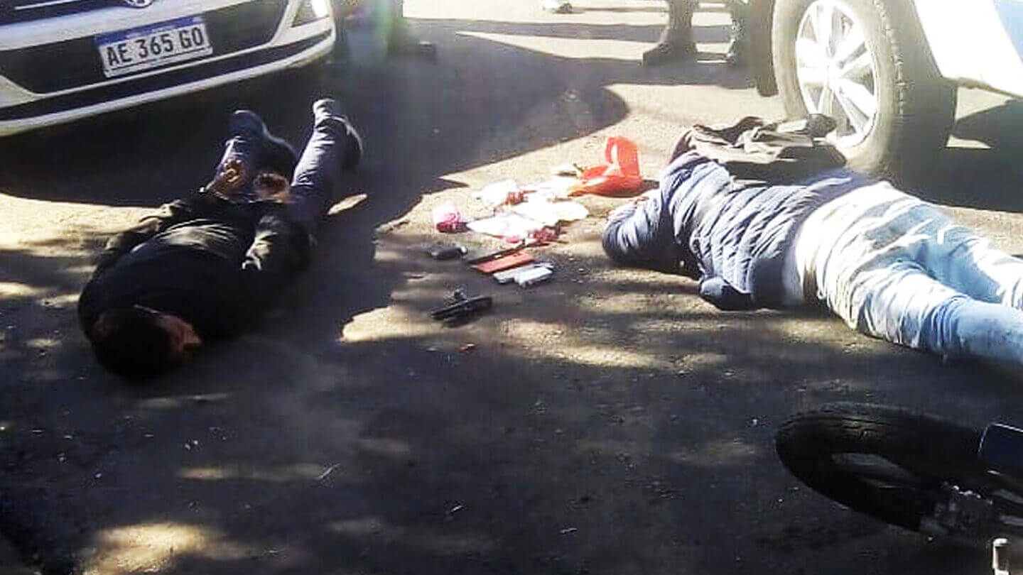 Castelar: Dos Motochorros armados detenidos