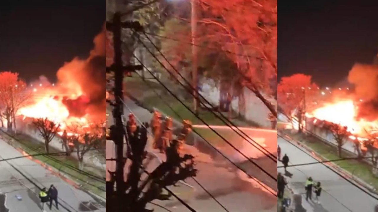 Ahora en Morón: Gigantesco Incendio
