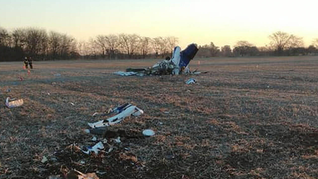 Se cayó una avioneta de la Escuela de Pilotos de Morón ProFlight Se cayó una avioneta de la Escuela de Pilotos de Morón ProFlight