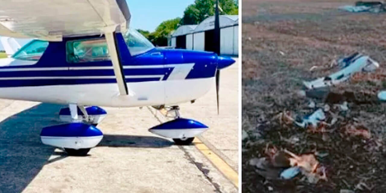 Se cayó una avioneta de la Escuela de Pilotos de Morón ProFlight