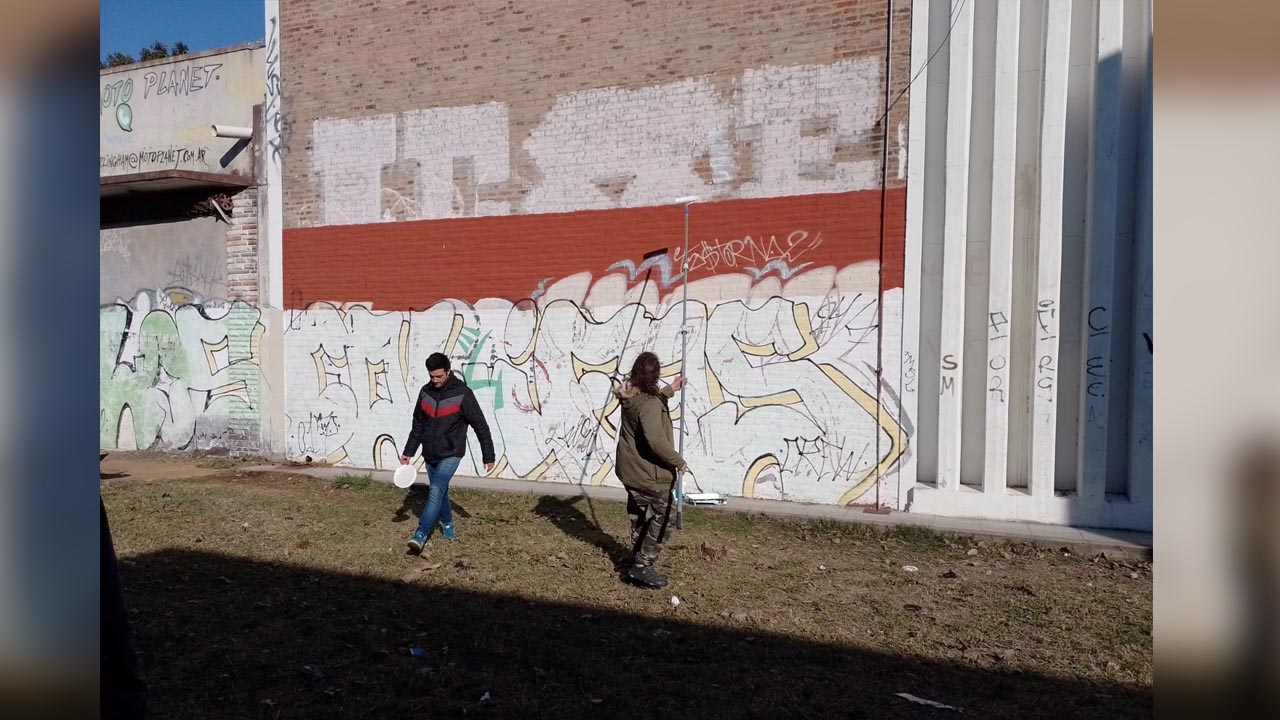 Así avanza el mural de Luca