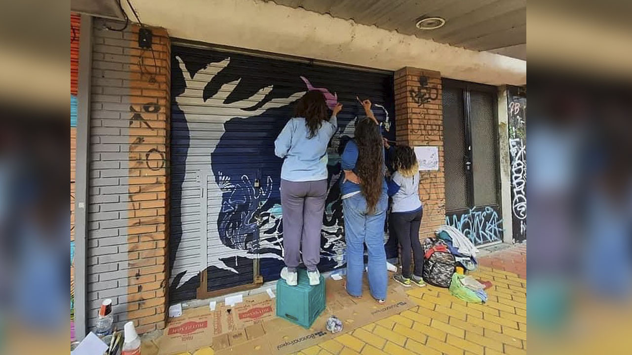 Comenzaron a pintar