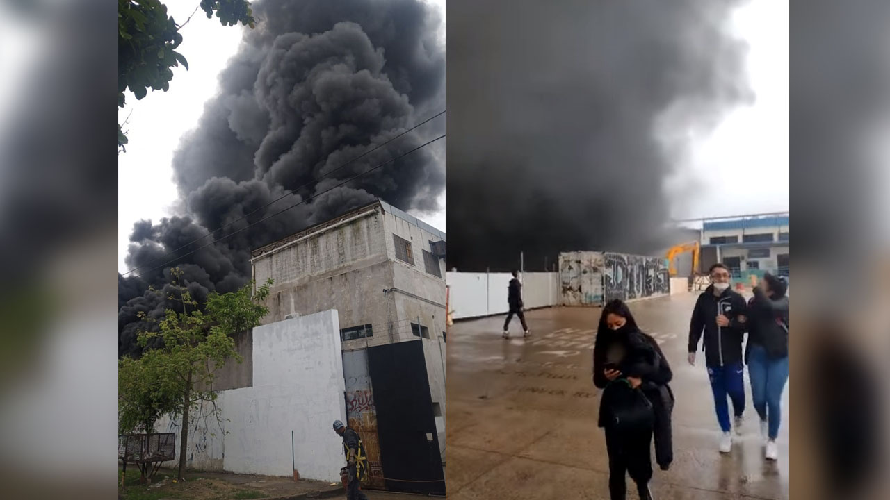 Incendio en la Universidad