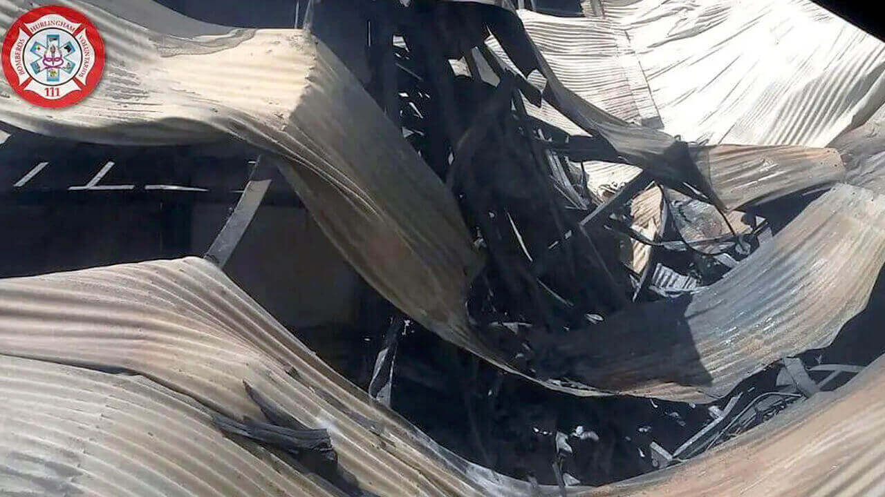 Hurlingham y el incendio de la fábrica de pinturas Jewel