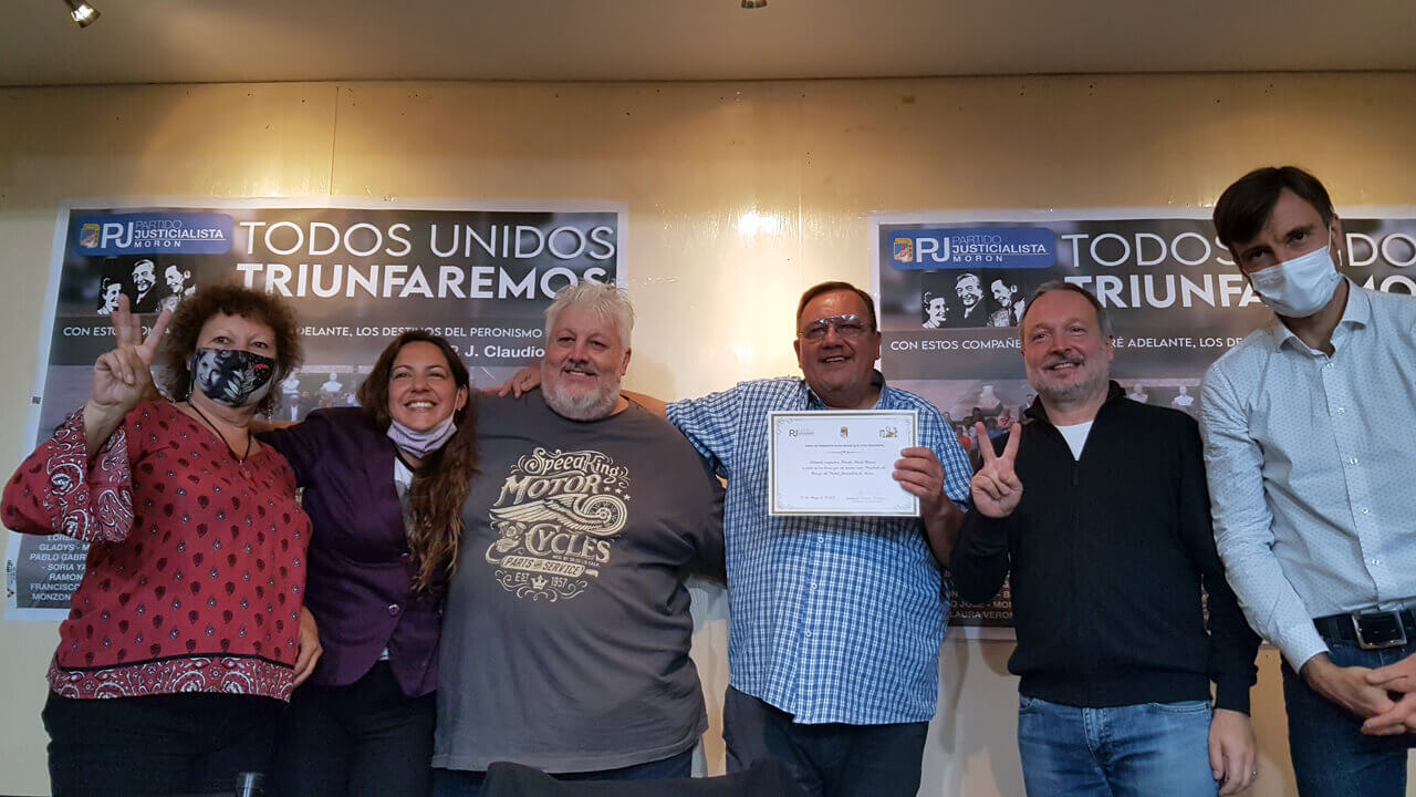 Claudio Román ya es Presidente del PJ Morón Claudio Román ya es Presidente del PJ Morón