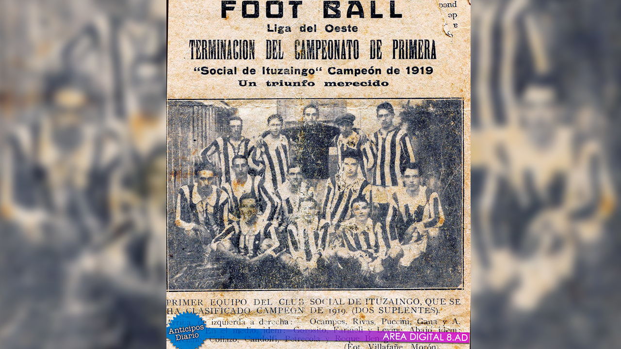 1919. Fútbol Club Social Ituzaingó