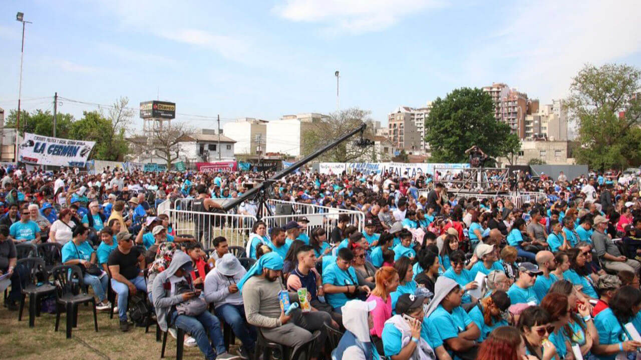 El acto de Máximo Kircher en Morón
