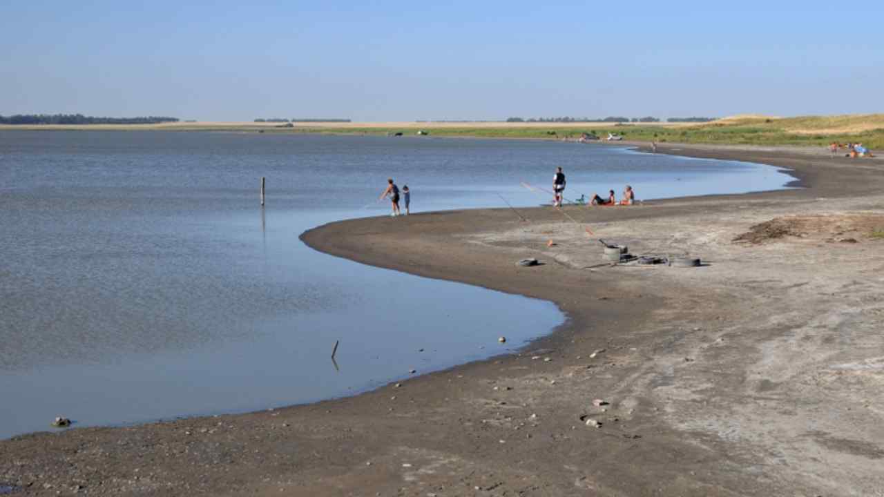 Laguna en Monte Hermoso