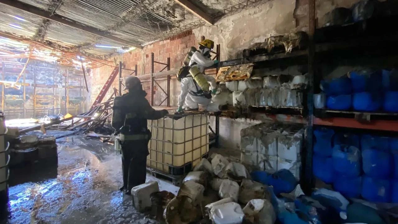 Bomberos incendio hurlingham