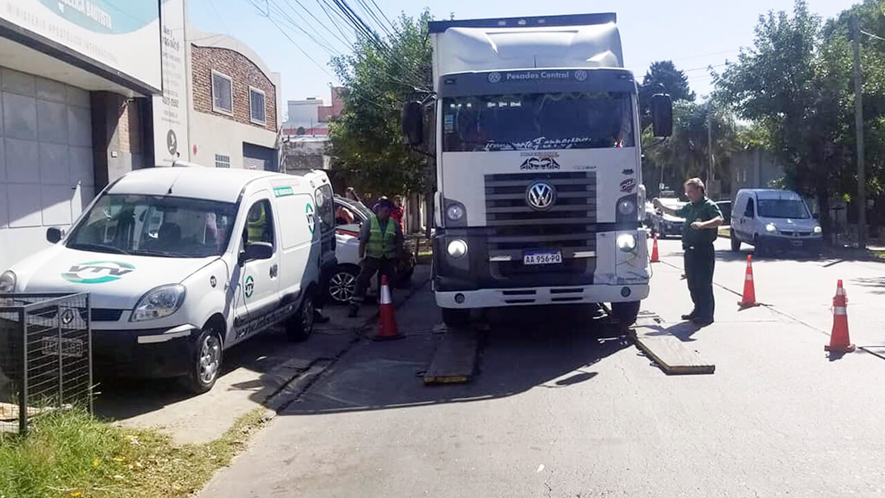 En el último Operativo de Control Vehicular de Camiones dos vehículos quedaron detenidos
