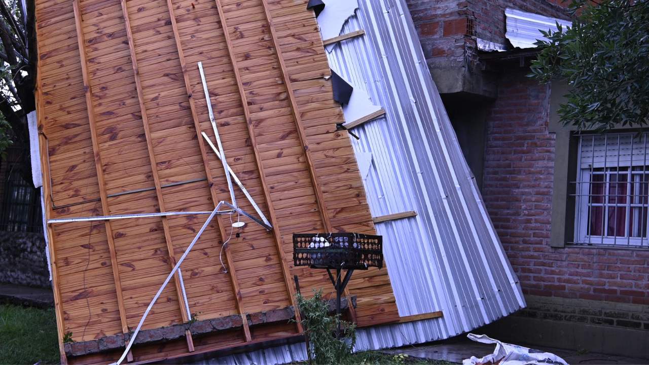 Destrozos del temporal