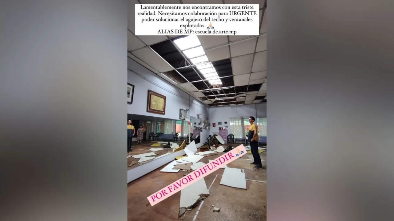 Destrozos del temporal