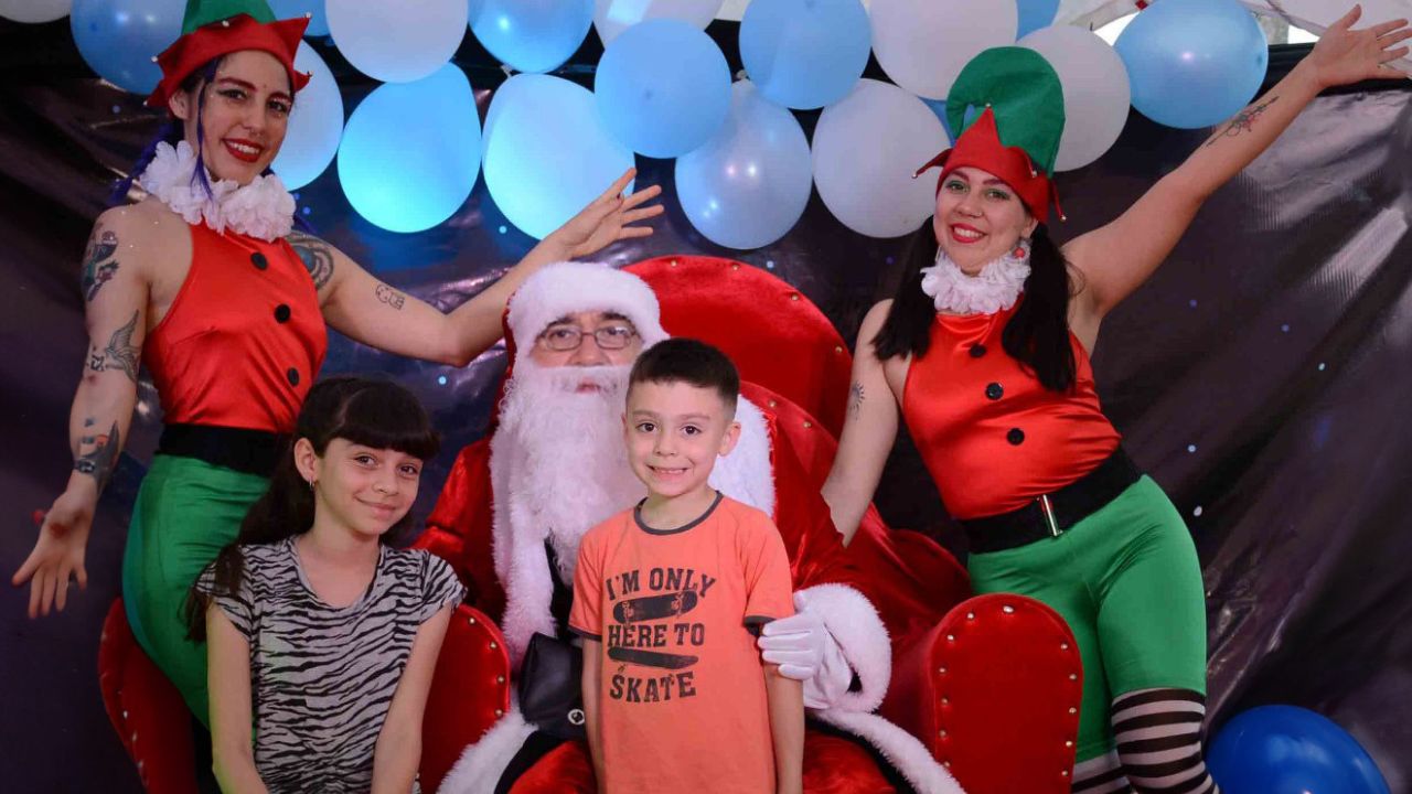 Papá Noel llega
