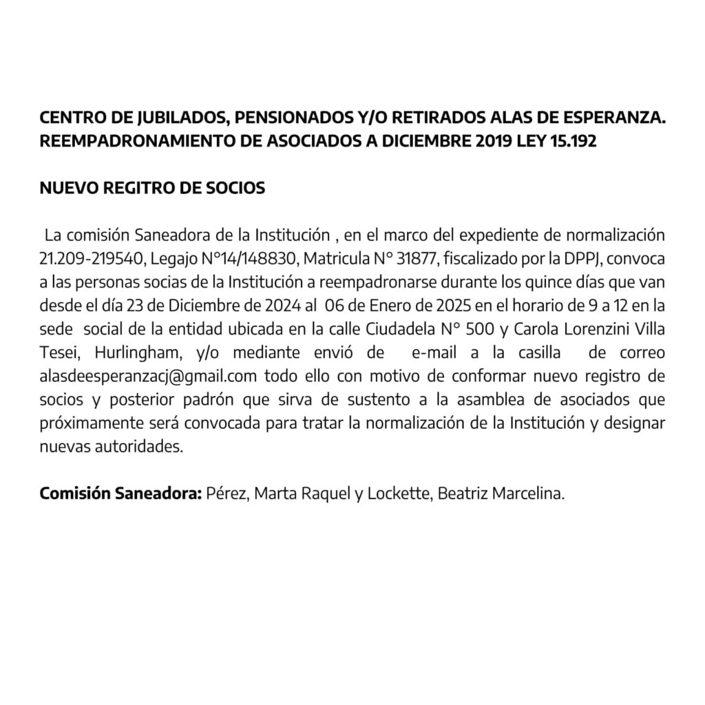 Centro de Jubilados y Pensionados