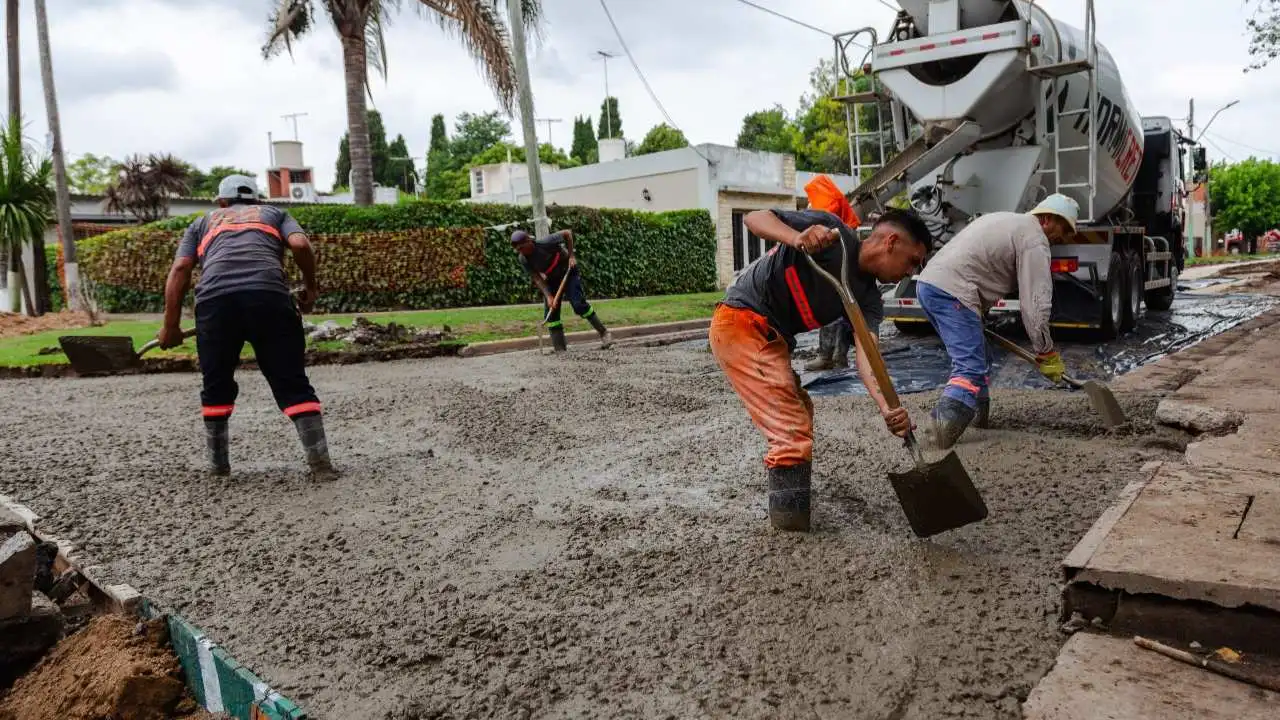 Repavimentación en Hurlingham