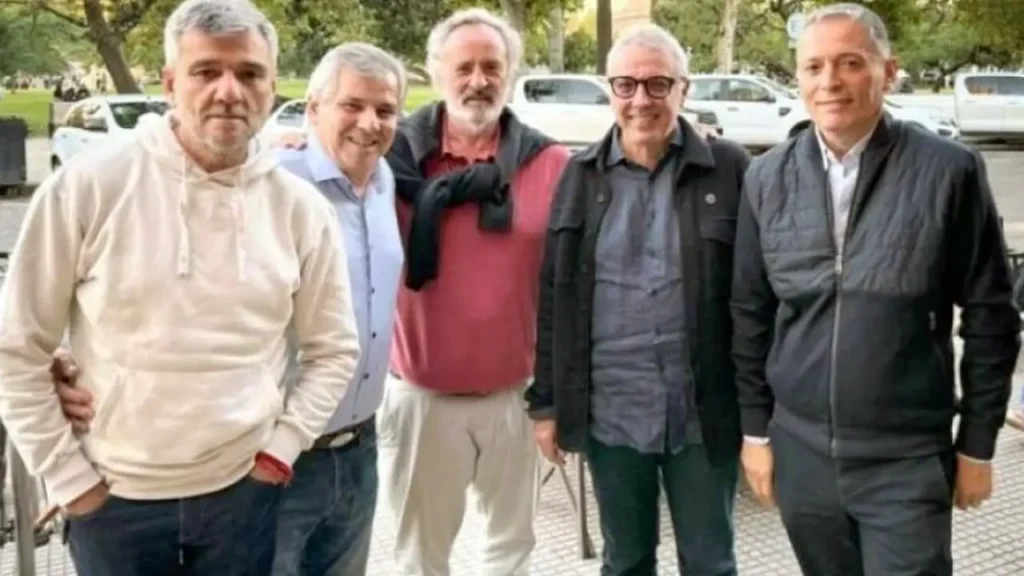 Juana Zabaleta, Hugo Zamora, Joaquín De la Torre y  Fernando Gray