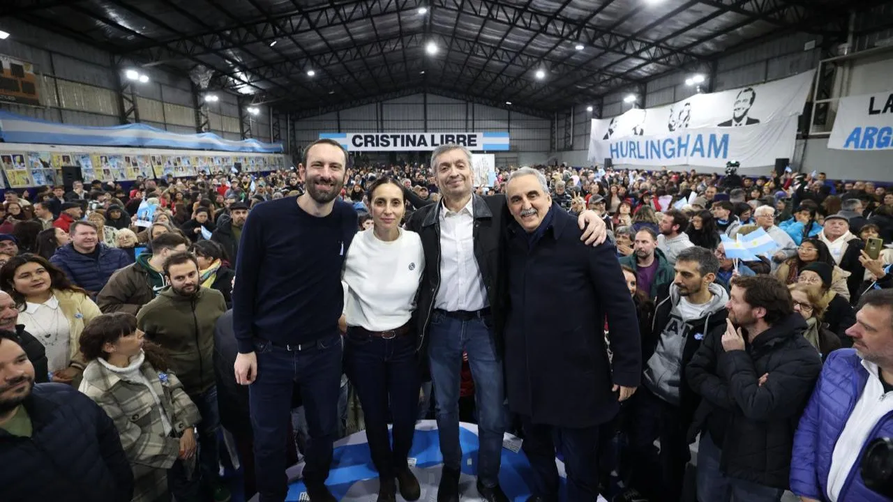 Kirchner, Selci y Moreno presentaron la lista de Fuerza Patria