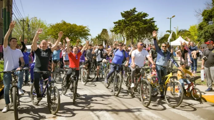 Bicicleteada en Ituzaingó