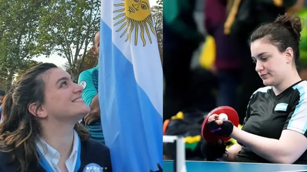 Costanza Garrone la nena que quedó en sillas de ruedas hoy es una gran jugadora de Ping Pong