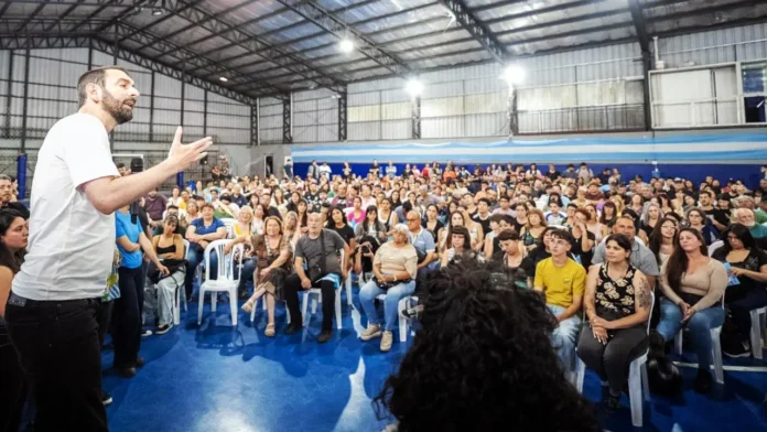 Damián Selci durante la capacitación de los fiscales Damián Selci durante la capacitación de los fiscales
