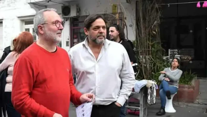 Diego Spina y Martín Sabbatella