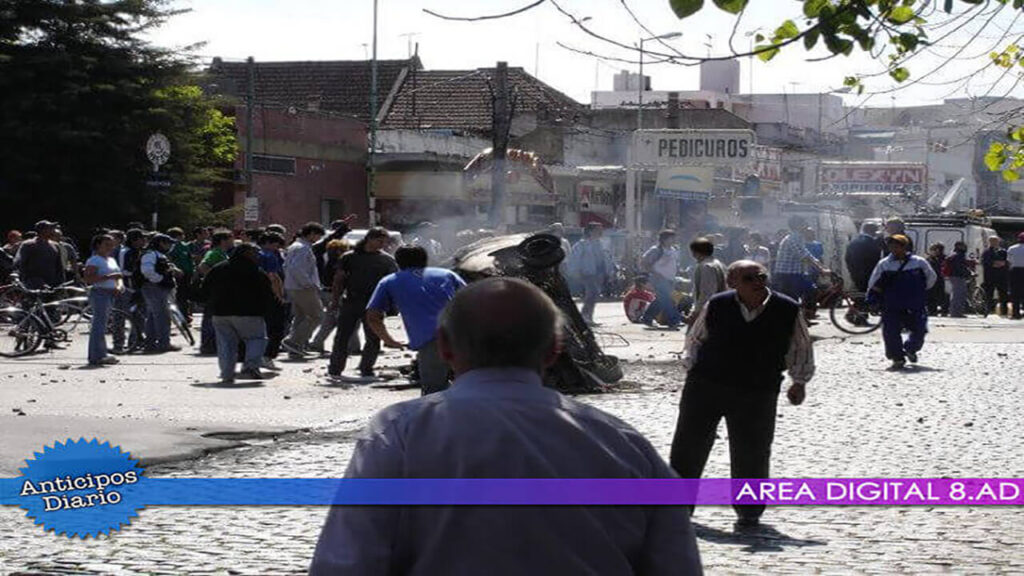 La furia sobre la estación de Haedo