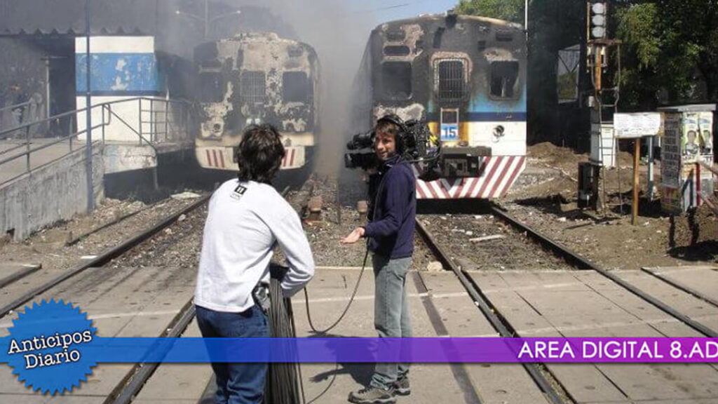 Las formaciones detenidas e incendiadas