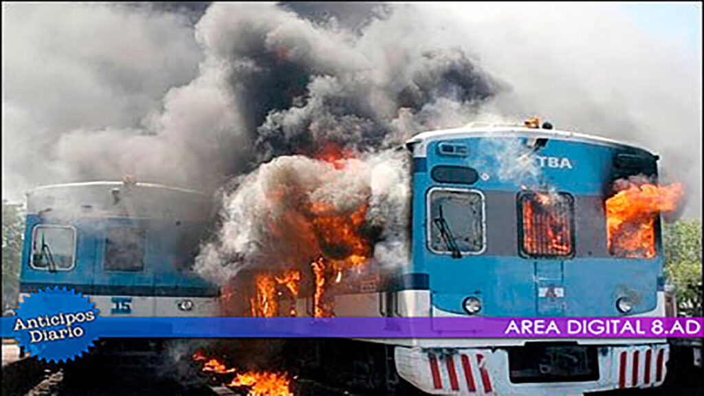 Así prendieron los trenes desde los asientos hasta el techo