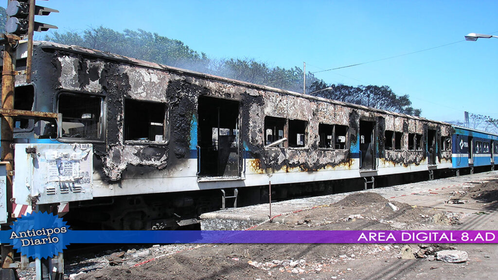 Así quedaron las formaciones, carbonizadas