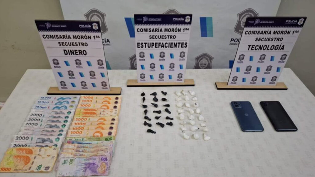 Hoy en Morón Venta de Cocaína en una Peatonal Pública