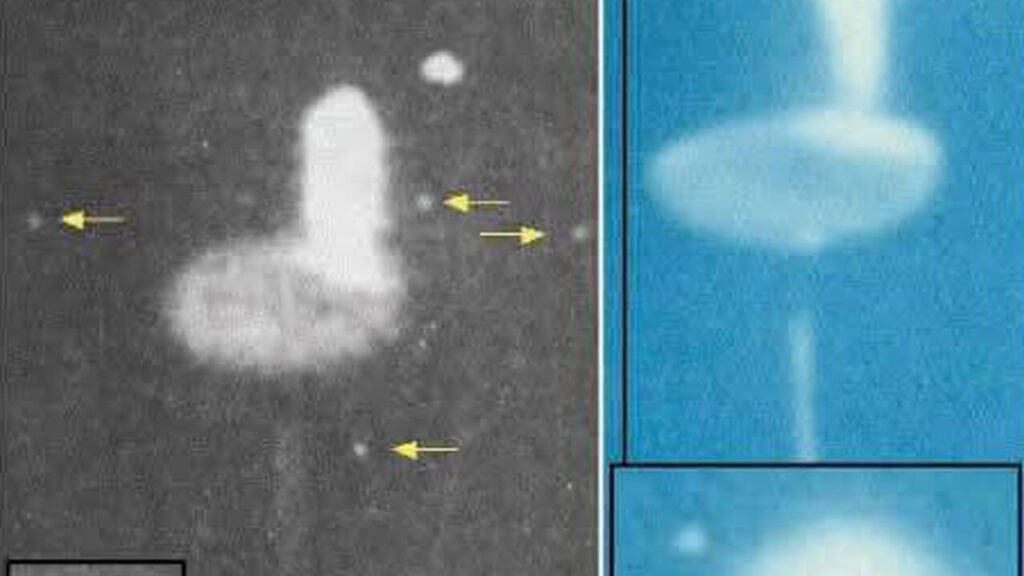 Las fotos sacadas por particulares