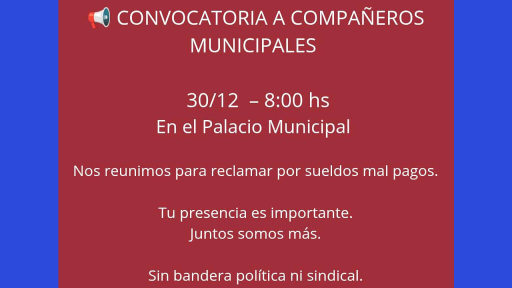 Otros piensan llegar más temprano, a las 08.00 para cruzarse con el intendente Lucas Ghi ante lo apremiante de la situación
