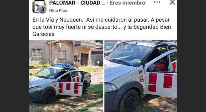 Segurísimos, una vecina encuentra durmiendo a un agente
