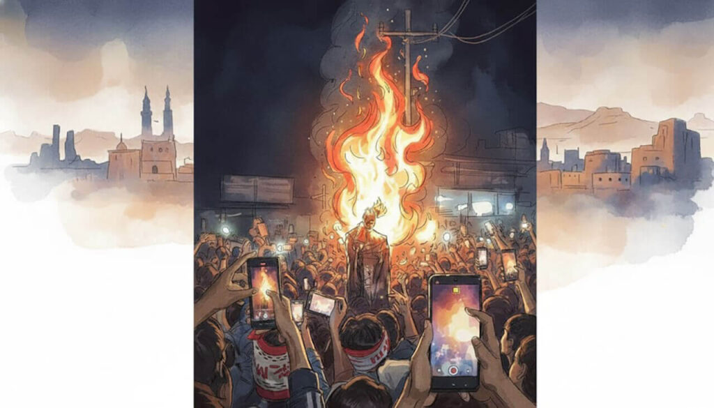 El Dibujo publicado por el Gordon Dan en la Red Social X (el fondo fue hecho por el Equipó de Diseño Gráfico de Diario Anticipos)